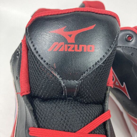 Mizuno 9-Spike Advanced Classic 7 Baseball Cleat-Red & Black-Sizes 15 & 16 -New! - Picture 6 of 12